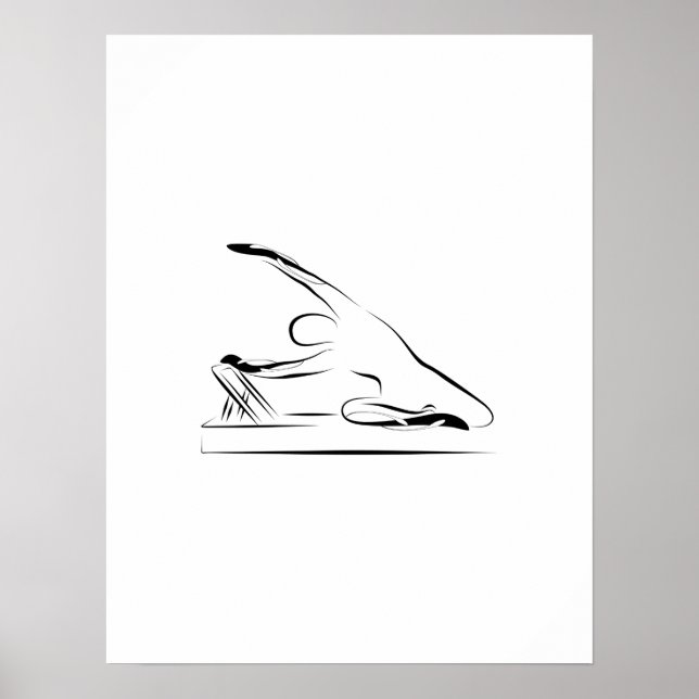Pilates - mermaid on the reformer  poster (Front)