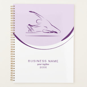 Pilates mermaid pose on the reformer   Color Planner