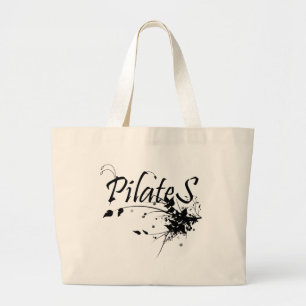 Pilates Method fan! Pilates Art Large Tote Bag