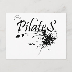Pilates Method fan! Pilates Art Postcard