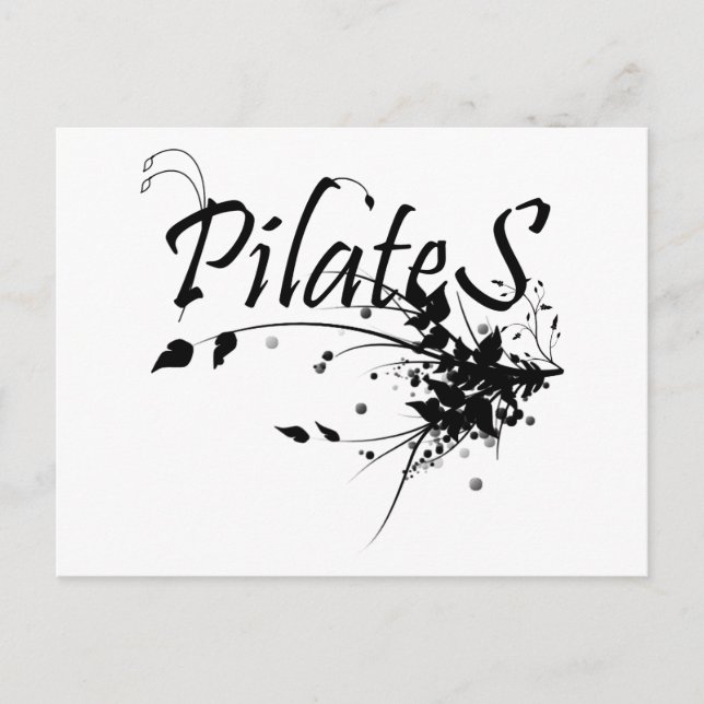 Pilates Method fan! Pilates Art Postcard (Front)