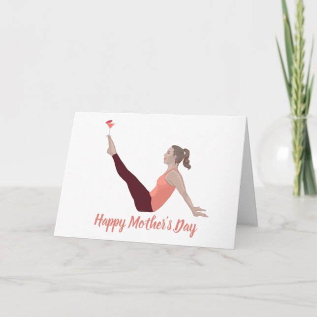 Pilates Mother's Day Card (Front)