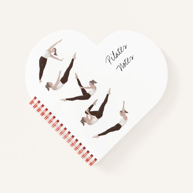 Pilates Notes Spiral Notebook (Front)