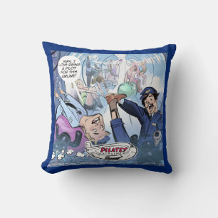 Pilates Pilots Funny Rick London Pillow