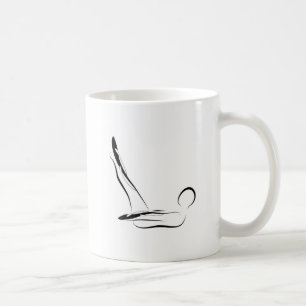 Pilates pose coffee mug