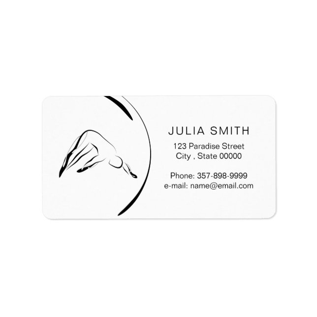 Pilates pose label (Front)