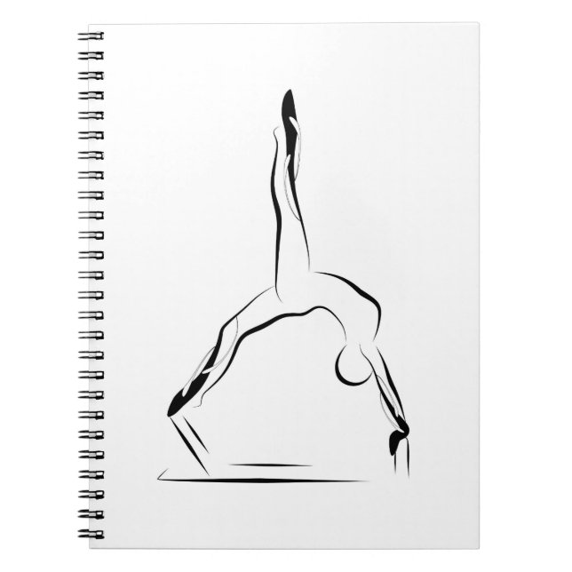 Pilates pose notebook (Front)