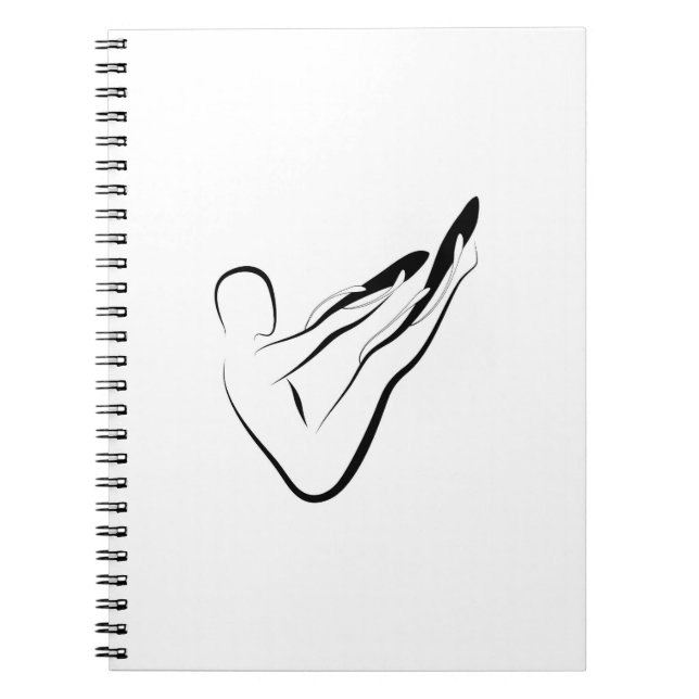 Pilates pose notebook (Front)