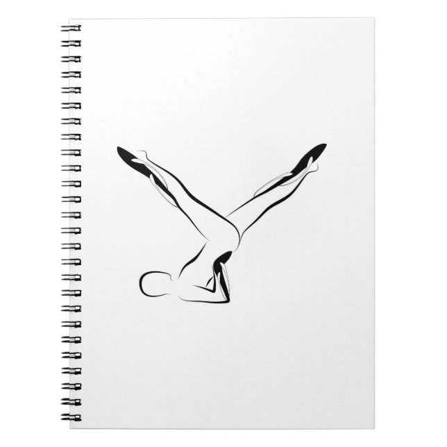 Pilates pose notebook (Front)