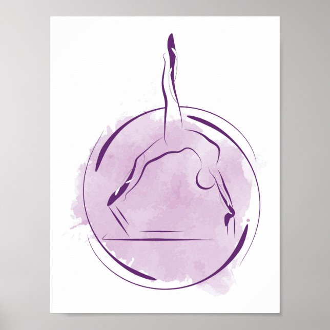 Pilates pose poster (Devant)