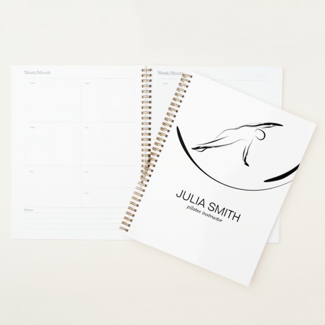 Pilates Pose Side Bend Flyer Planner (Display)