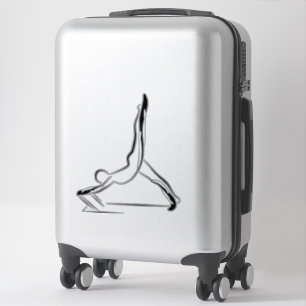Pilates pose sticker