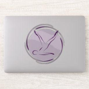 Pilates pose sticker