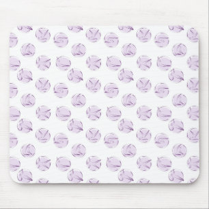Pilates poses pattern mouse pad
