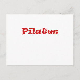 Pilates Postcard