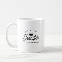 Pilates Princess Typography Name