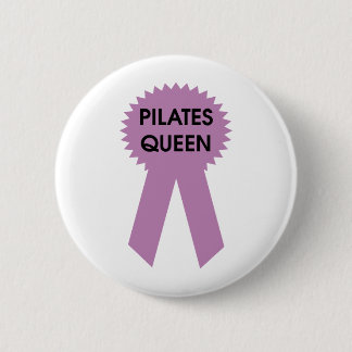 Pilates Queen 2 Inch Round Button
