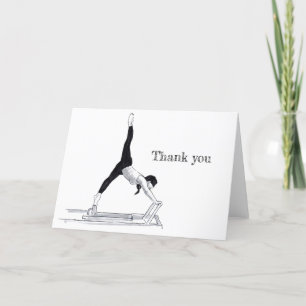 Pilates Reformer Thank you Card