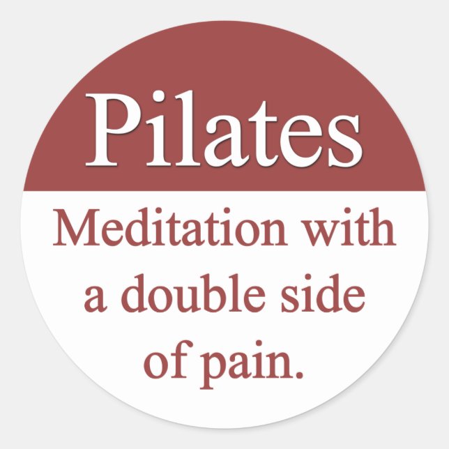 Pilates Sticker (Front)