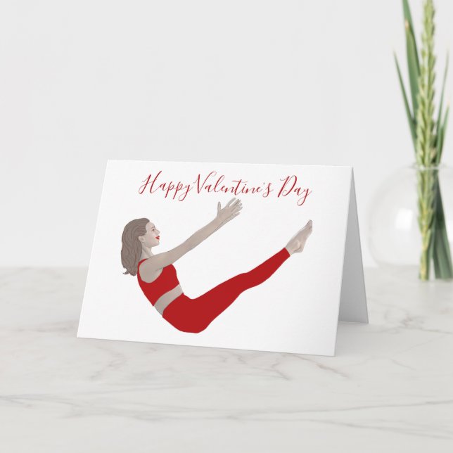 Pilates Valentine's Day Card (Front)