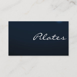 Pilates Yoga Instructeur Carte de visite enseignan