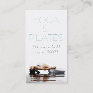 Pilates Yoga Instructor Meditation Spiritual Business Card