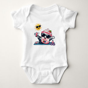 Pilates Yogurt Baby Bodysuit