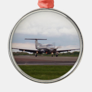 Pilatus PC 12 Metal Ornament
