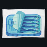 Pilchards Design Kitchen Towel<br><div class="desc">Pilchards Design Kitchen Towel Kitchen Towel. Brighten up any kitchen with new kitchen towels! Made of durable poly-blend, these towels are great for drying. Designed for a lifetime of use, these machine washable kitchen towels look great and clean up well, too! Dimensions: 16" x 24" 80% durable woven polyester/ 20%...</div>