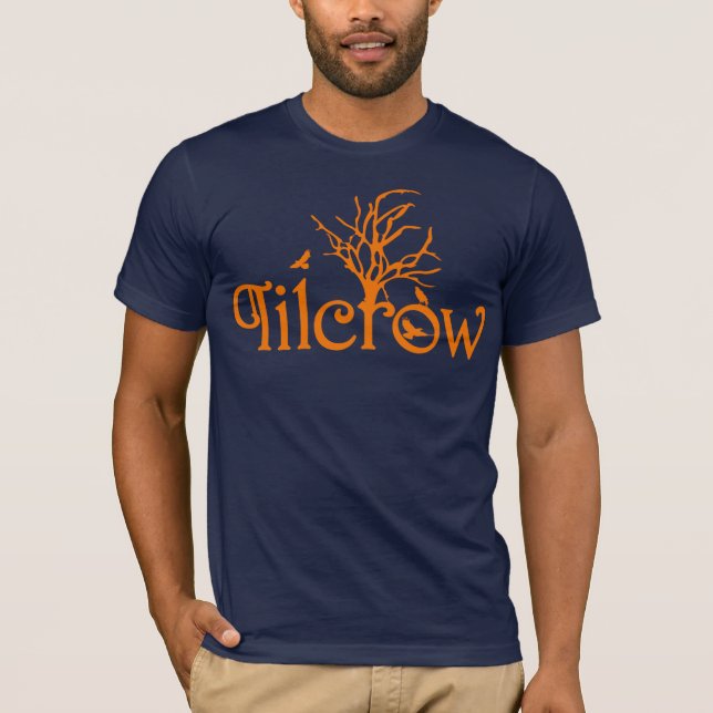 Pilcrow Tee - Men's (Orange Logo) (Front)