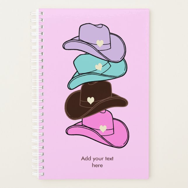 Pile Casquette Cowboy moderne rose (Devant)