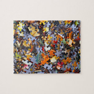 Pile de Jigsaw Puzzle Pièces Photo Drôle
