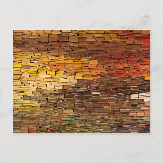 Pile de livres 2014 Calendrier Carte postale (Devant)