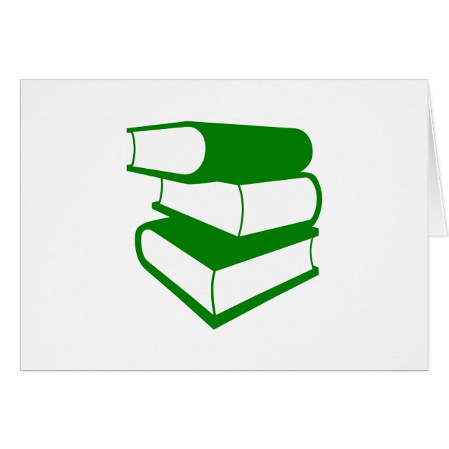 Pile De Livres Vertes (Devant horizontal)