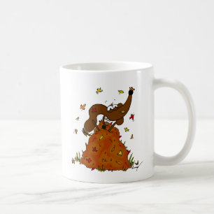 Pile de moucheron de tasse de feuille