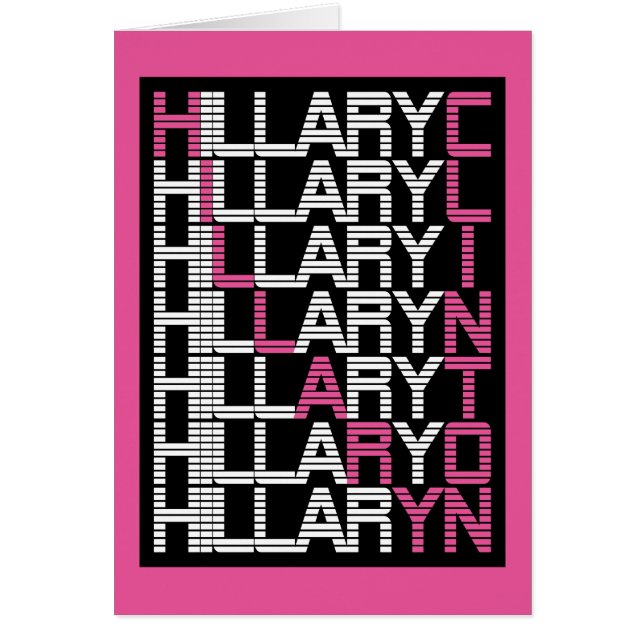 pile de type hillary clinton (Devant)