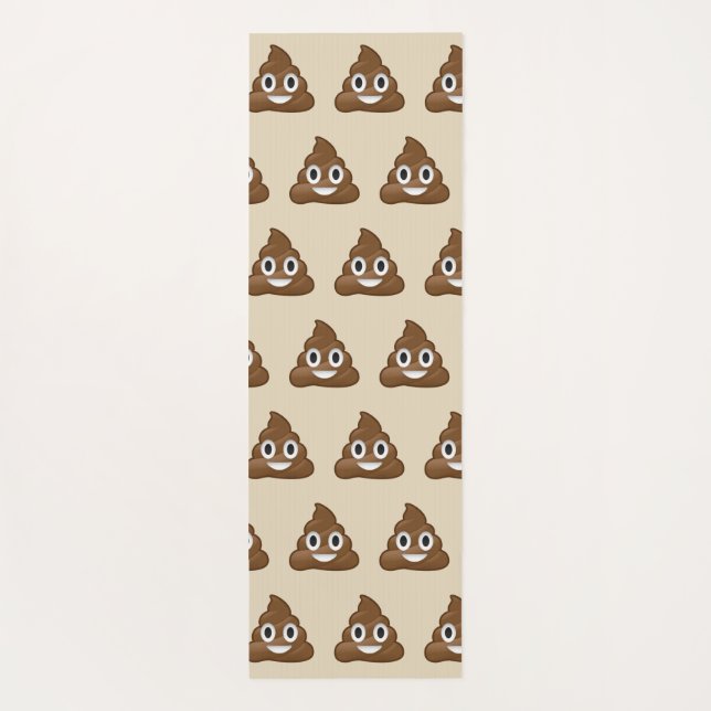 Pile d'Emoji de tapis de yoga de poo (Dos)