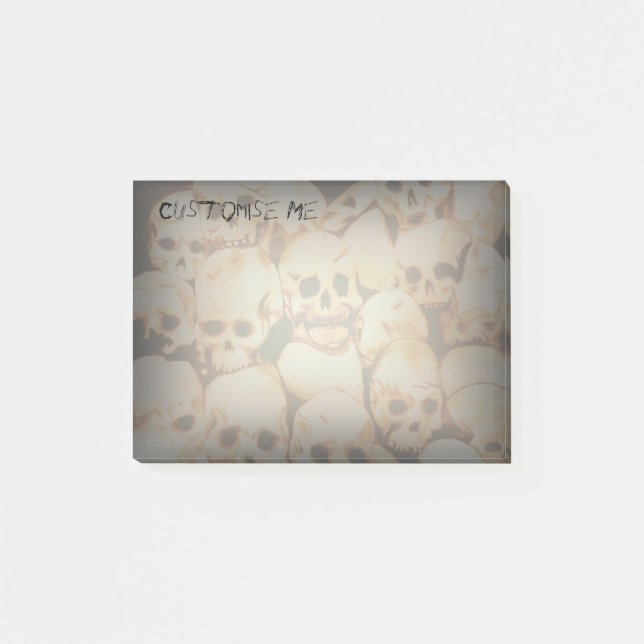 Pile-O-Skulls (Aged) Post-it Notes (Front)