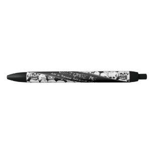 Pile-O-Skulls Black Ink Pen