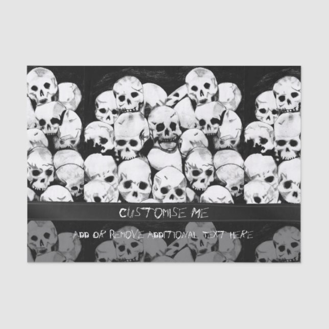 Pile-O-Skulls Tissue Paper (Front)