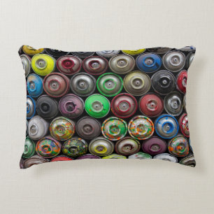 Pile of butane can accent pillow