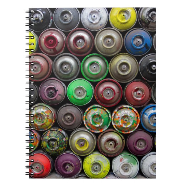 Pile of butane can notebook (Front)