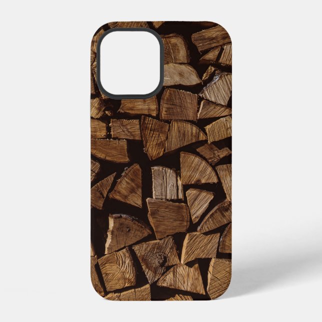 Pile of firewoods iPhone case (Back)
