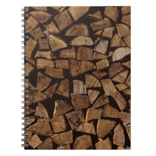 Pile of firewoods notebook