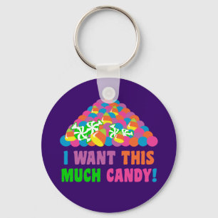 Pile of Halloween Candy Keychain
