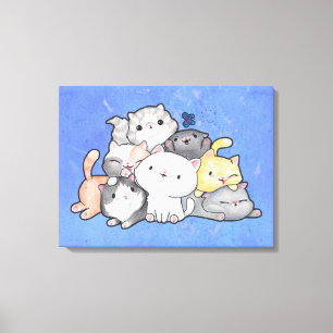 Pile of Kittens Canvas Print