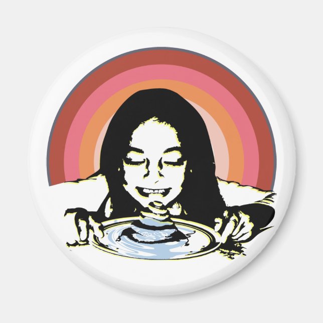 Pile of Pancakes Magnet (Front)