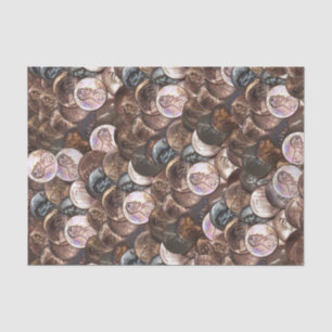 Pile of Pennies - One Cent Penny Spread Background Tissue Paper