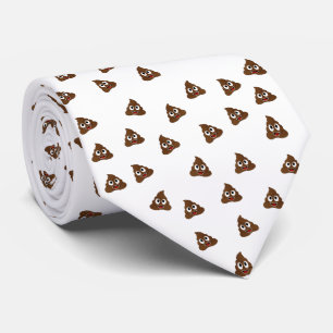 Pile of Poo emoji smiling poops Tie