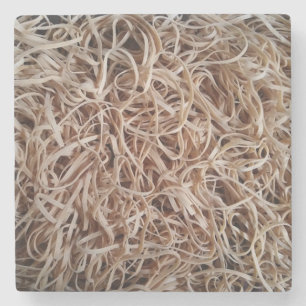 Pile of Rubber Bands Stone Coaster